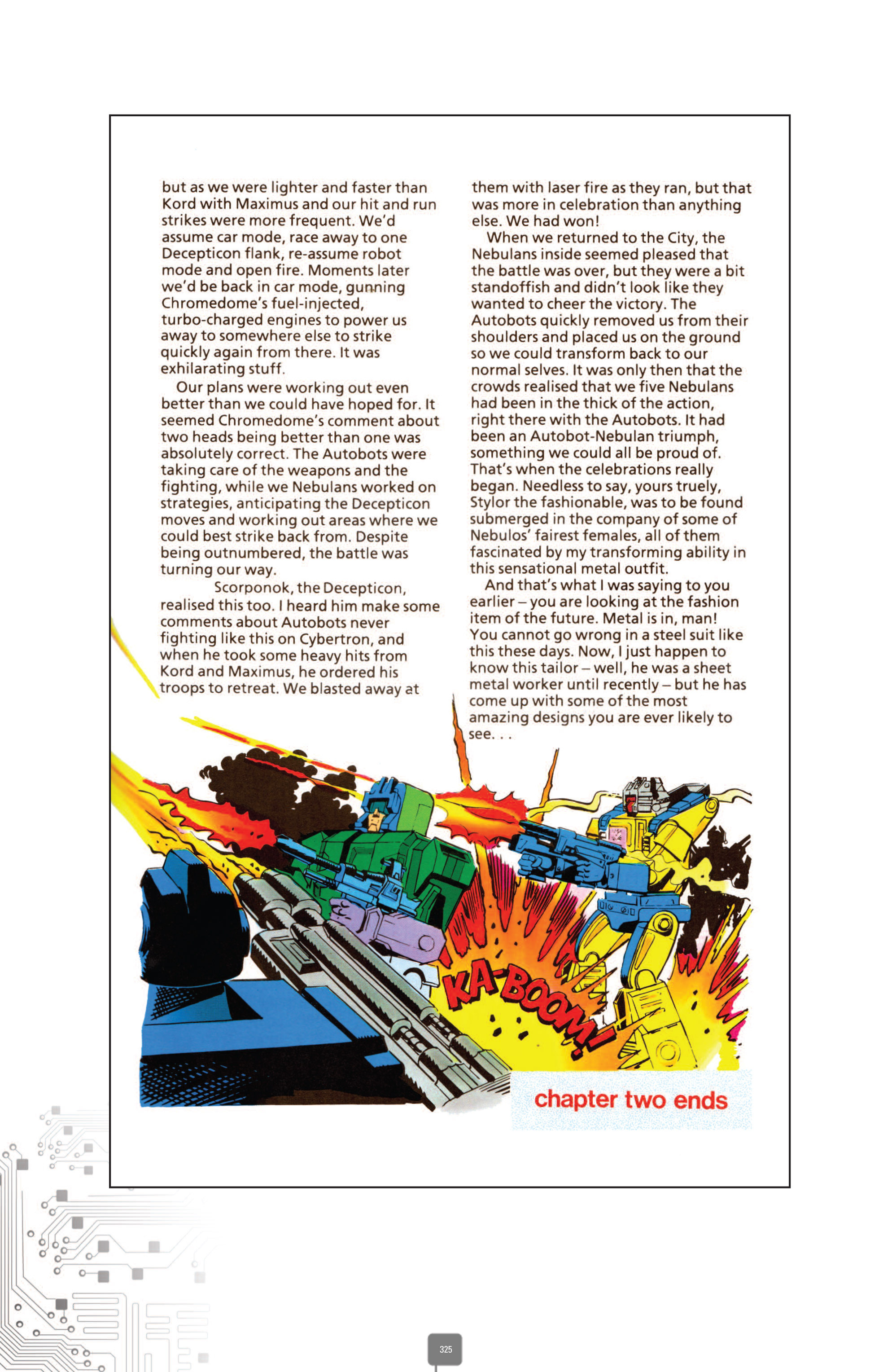 Read online The Transformers Classics UK comic -  Issue # TPB 4 - 325