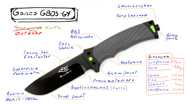 Ganzo G803 - coltello outdoor