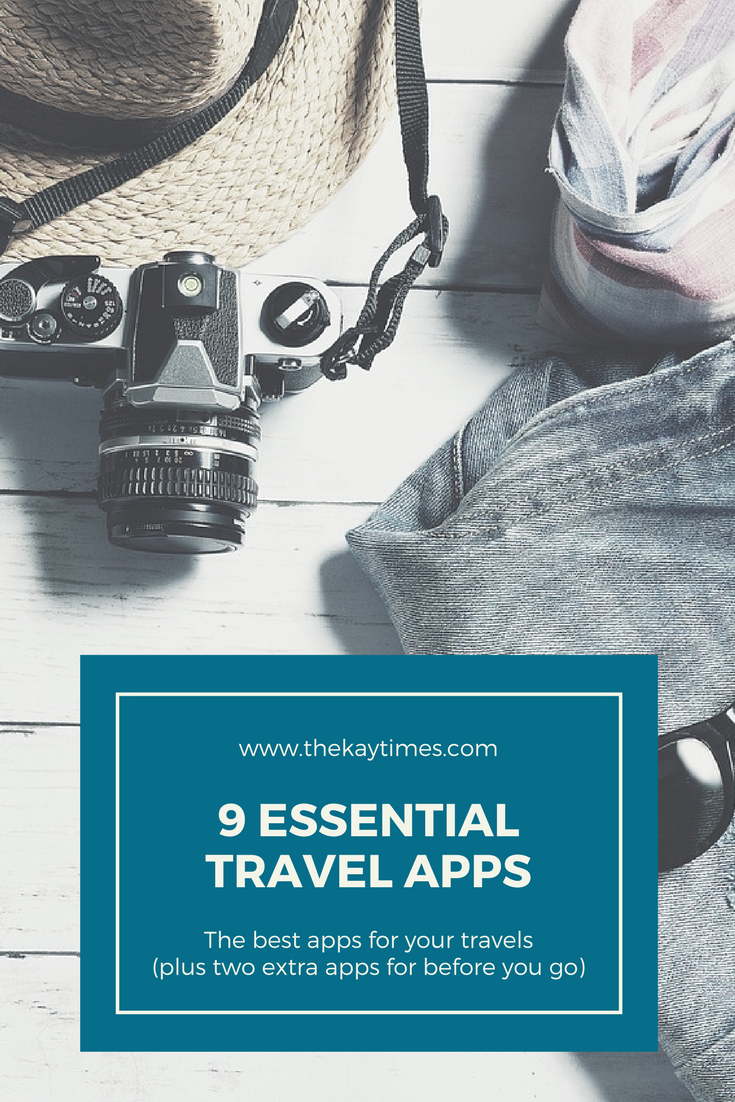 Essential travel apps