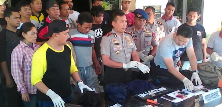 Polisi menggelar temu pers penanganan kasus kejahatan di Tanjungbalai. Polisi menggelar temu pers penanganan kasus kejahatan di Tanjungbalai.