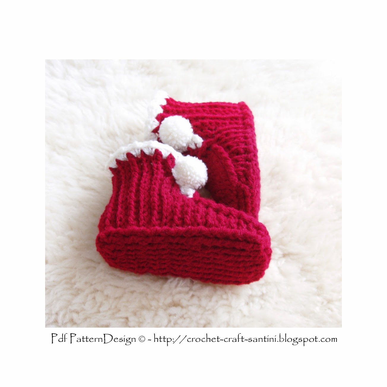 CHRISTMAS BABY WRAP BOOTIES!