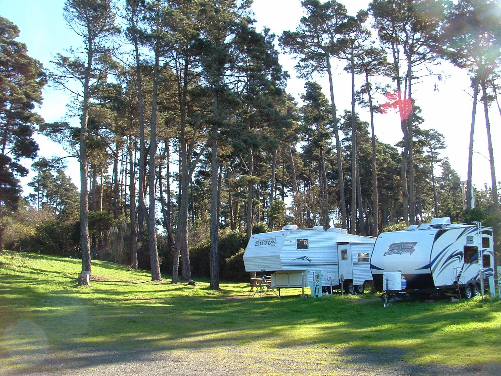 Hidden Pines RV Campground Fort Bragg Fort Bragg RV Park RV Park and Campground Open All