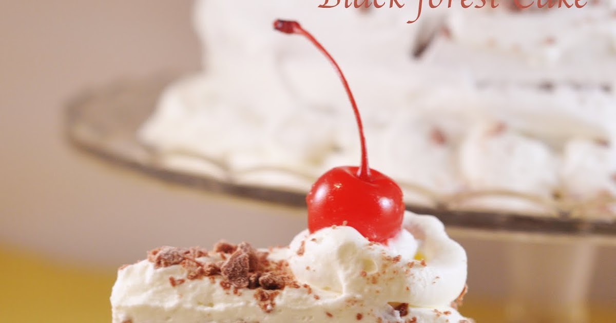 EGGLESS BLACK FOREST CAKE