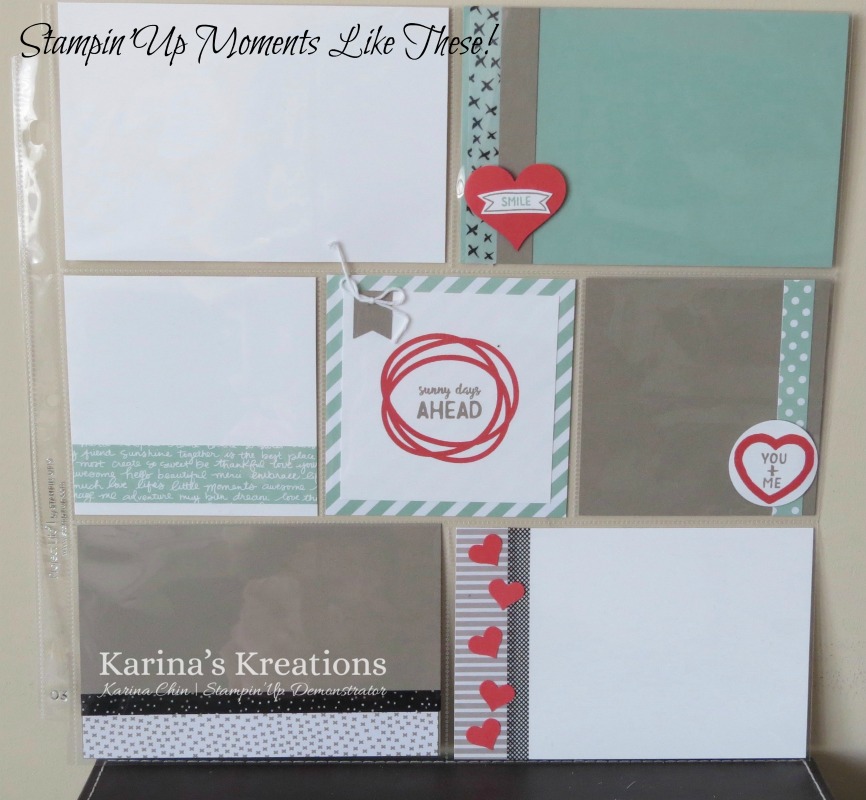Karina's Kreations Stampin'Up Project Life!