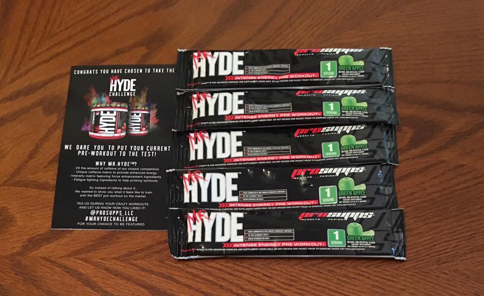 FREE Mr. Hyde PreWorkout Supplement Profreebiesfan