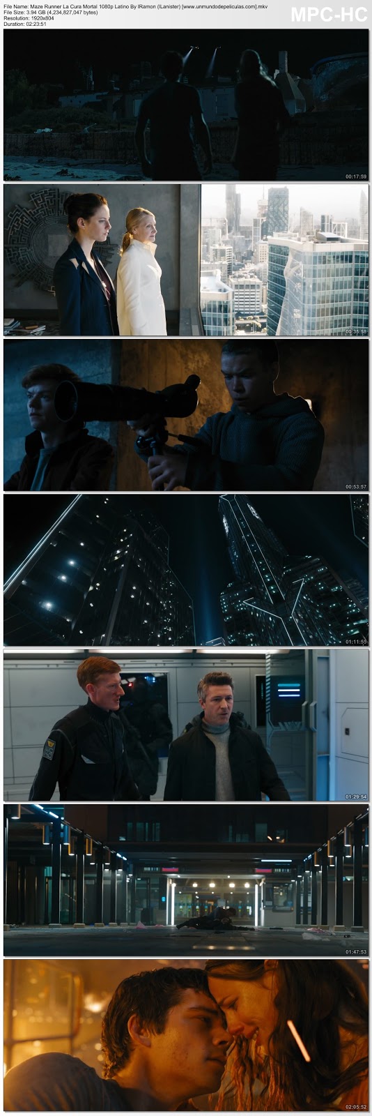 Capturas de la película.