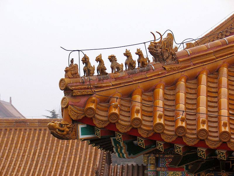 Decoración de los edificios de la Ciudad Prohibida (Beijing) (@mibaulviajero)