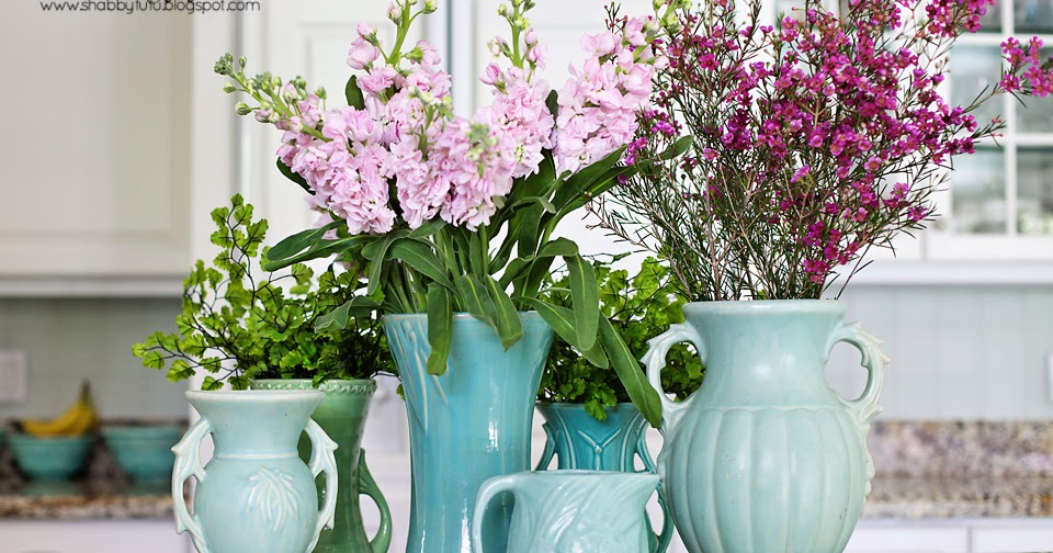 Weekend Florals...Color Pops and Collecting McCoy Pottery | Shabbyfufu