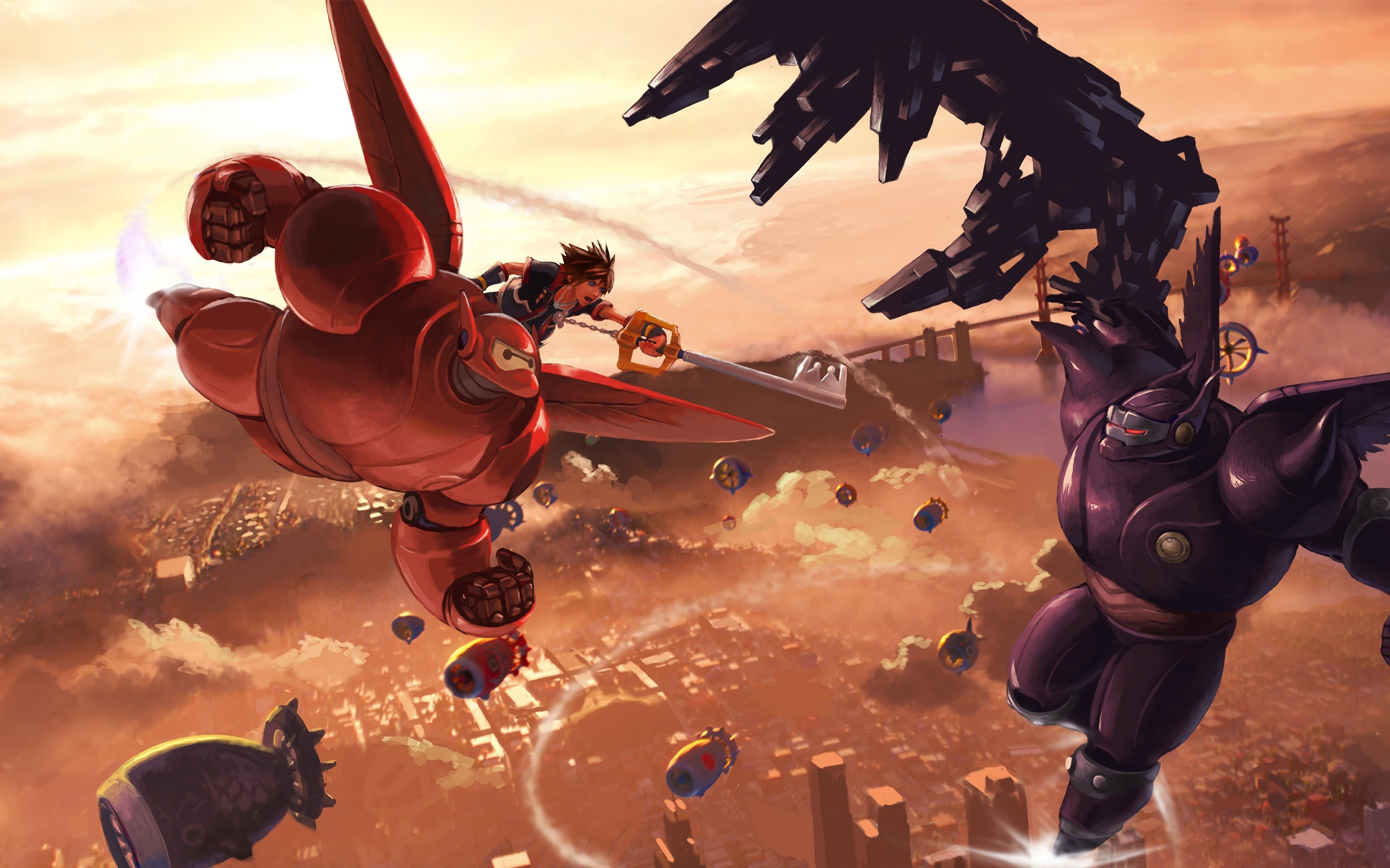kingdom-hearts-3-baymax-sora-4k-3840x2160-7-wallpaper-pc-desktop