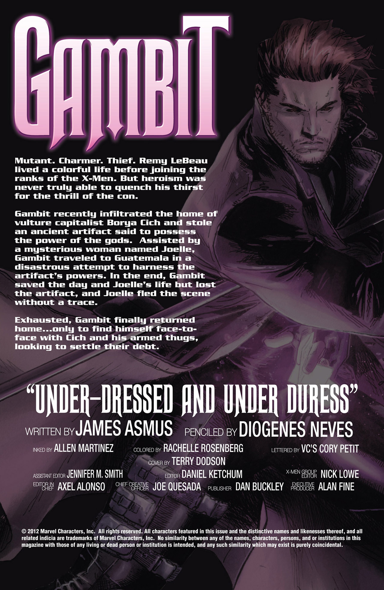 Read online Gambit (2012) comic -  Issue #5 - 2