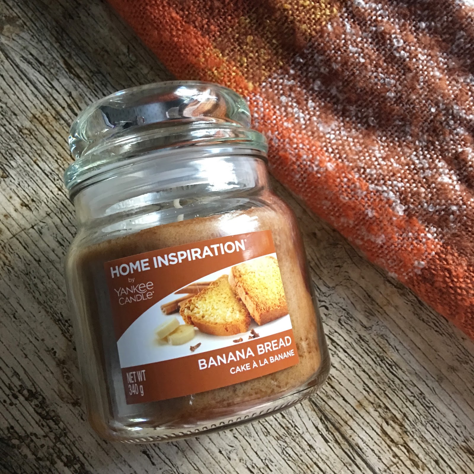 Lifestyle - Yankee Candle home Inspiration Banana bread candle review