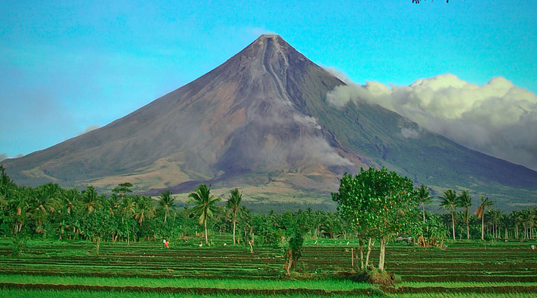 Filipinas Beauty Mayon Volcano Natural Park Philippines