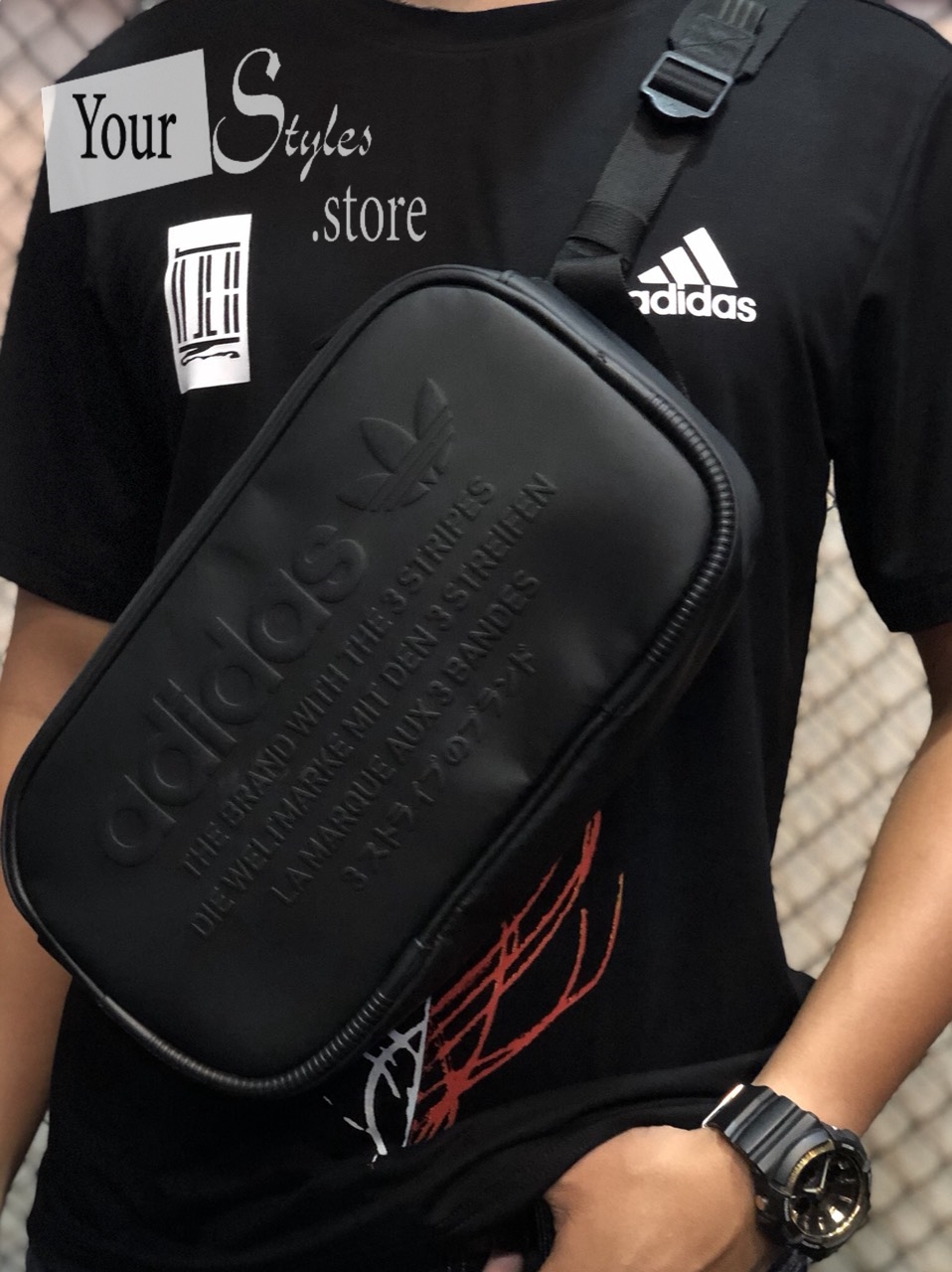 adidas nmd crossbody bag ce2377 s black