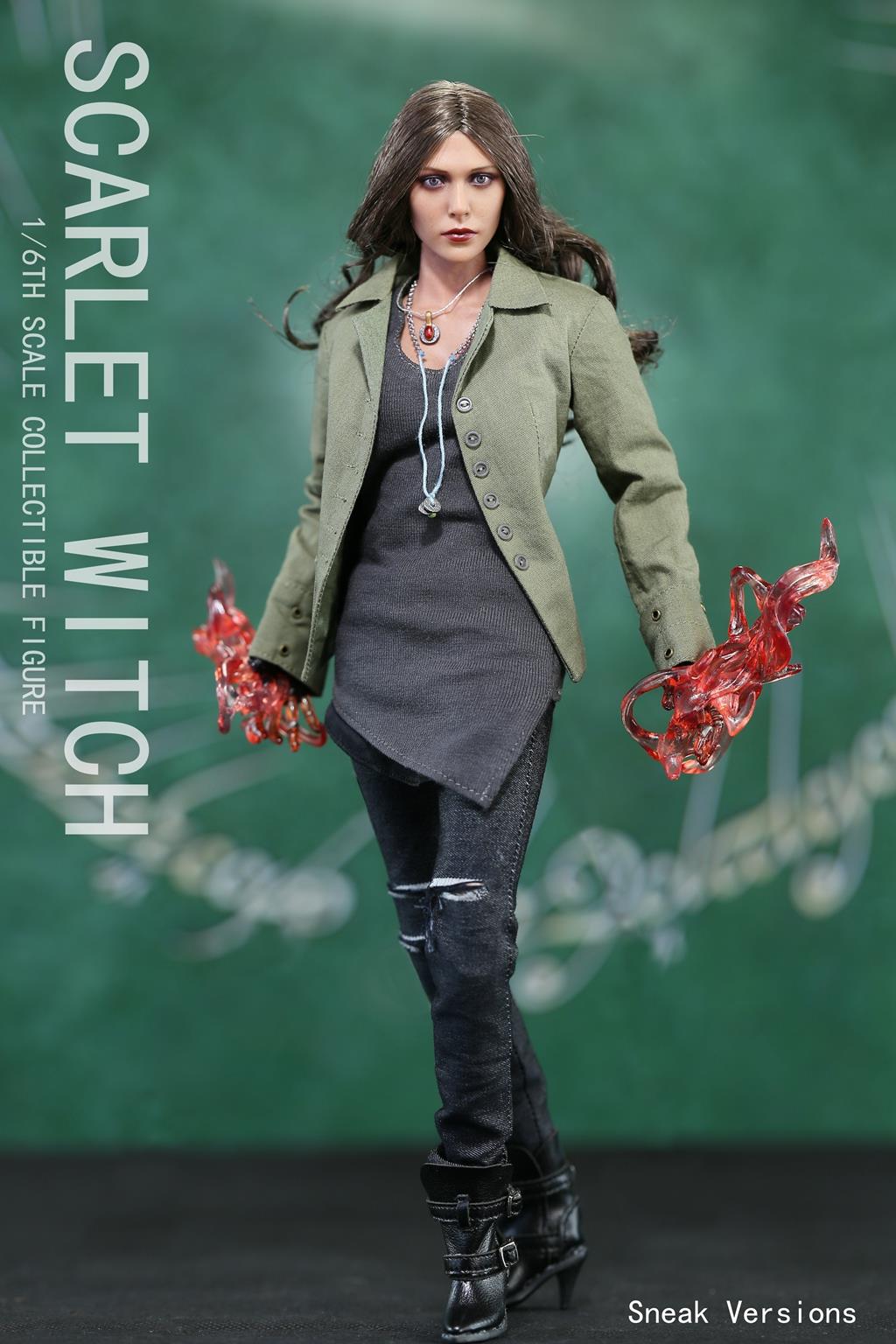 Toyhaven Custom Made 1 6th Scale Elizabeth Olsen Scarlet Witch From Captain America Civil War