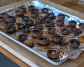 Roasted mushrooms ready for stuffing