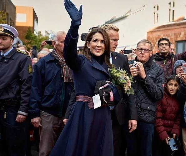 The Crown Prince Couple's Awards 2016 ceremony. Crown Princess Mary wore wool blue coat