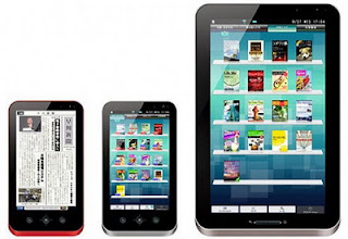 Sharp unveiled Galapagos Android tablets in Japan