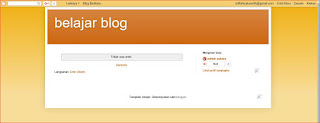 Cara Membuat blog dengan blogger dengan cepat dan mudah untuk pemula