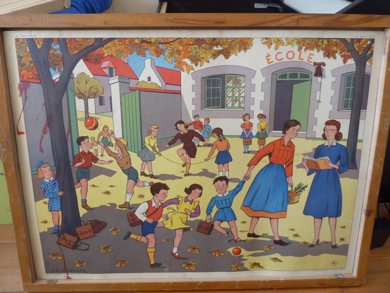 Ecole FMR 1000 Affiches Scolaires Affiche Scolaire Rossignol 1960