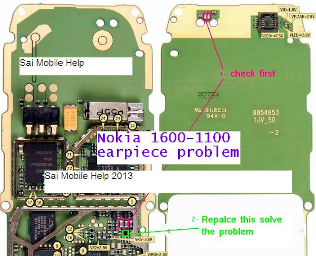 NOKIA 1100 EAR SPEAKER PROBLEMS SOLUTION WELC0ME PRINCE C0MPUTER