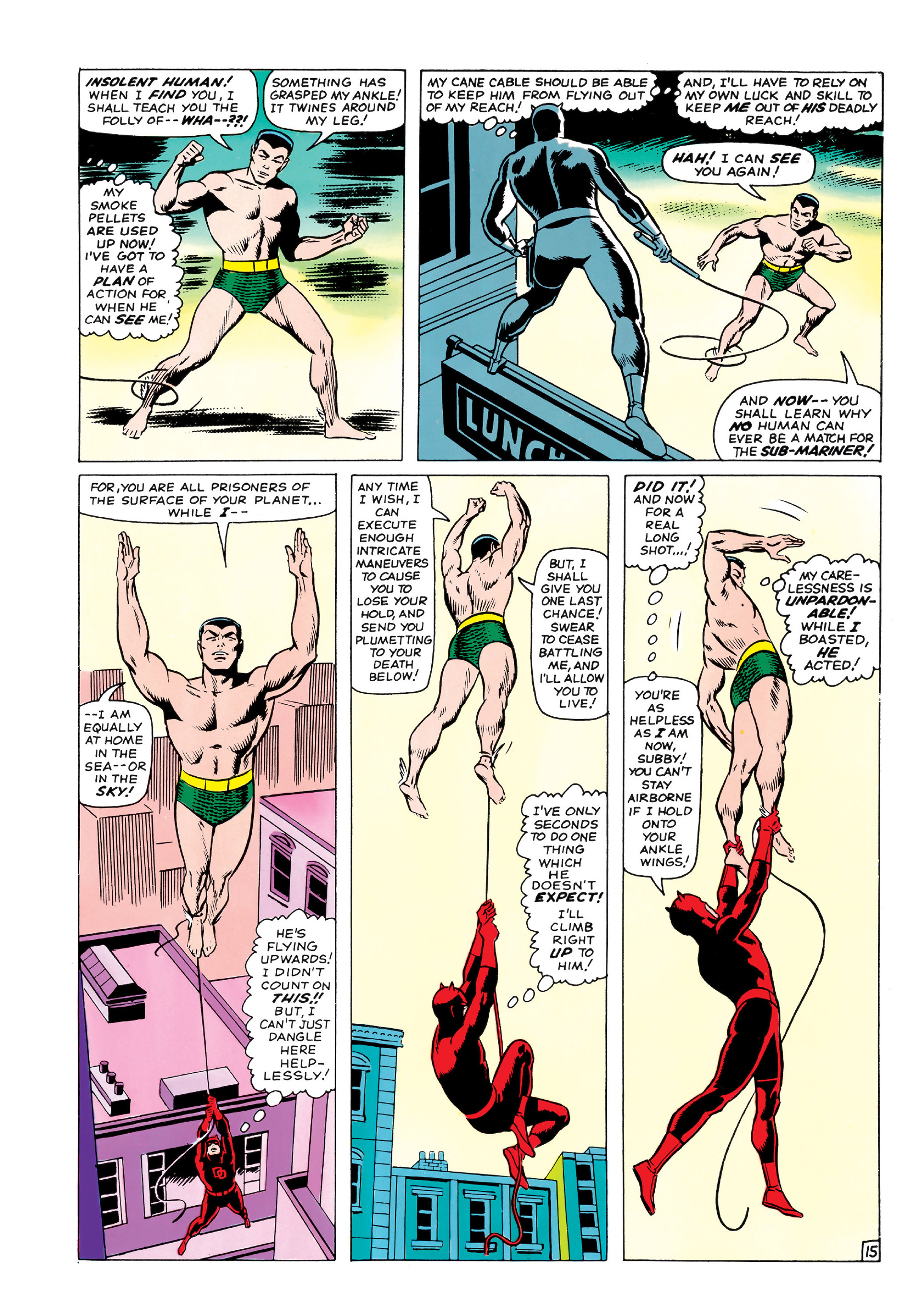 Read online Daredevil (1964) comic -  Issue #7 - 16