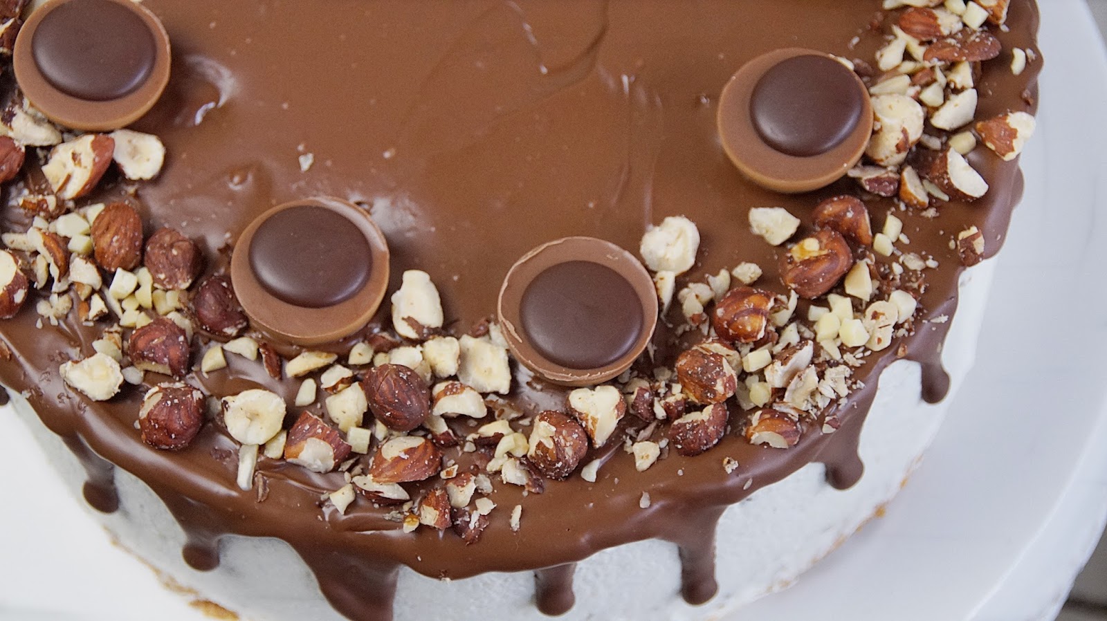 Toffifee-Cappuccino-Drip Torte