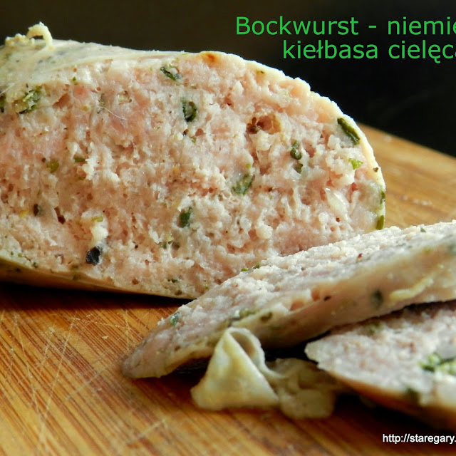 Bockwurst - niemiecka kiełbasa cielęca