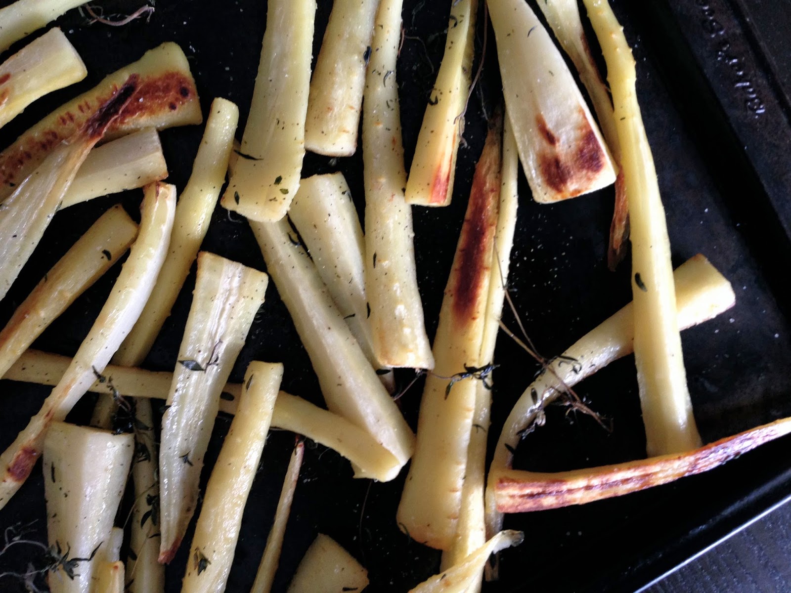 Honey & Thyme Roasted Parsnips