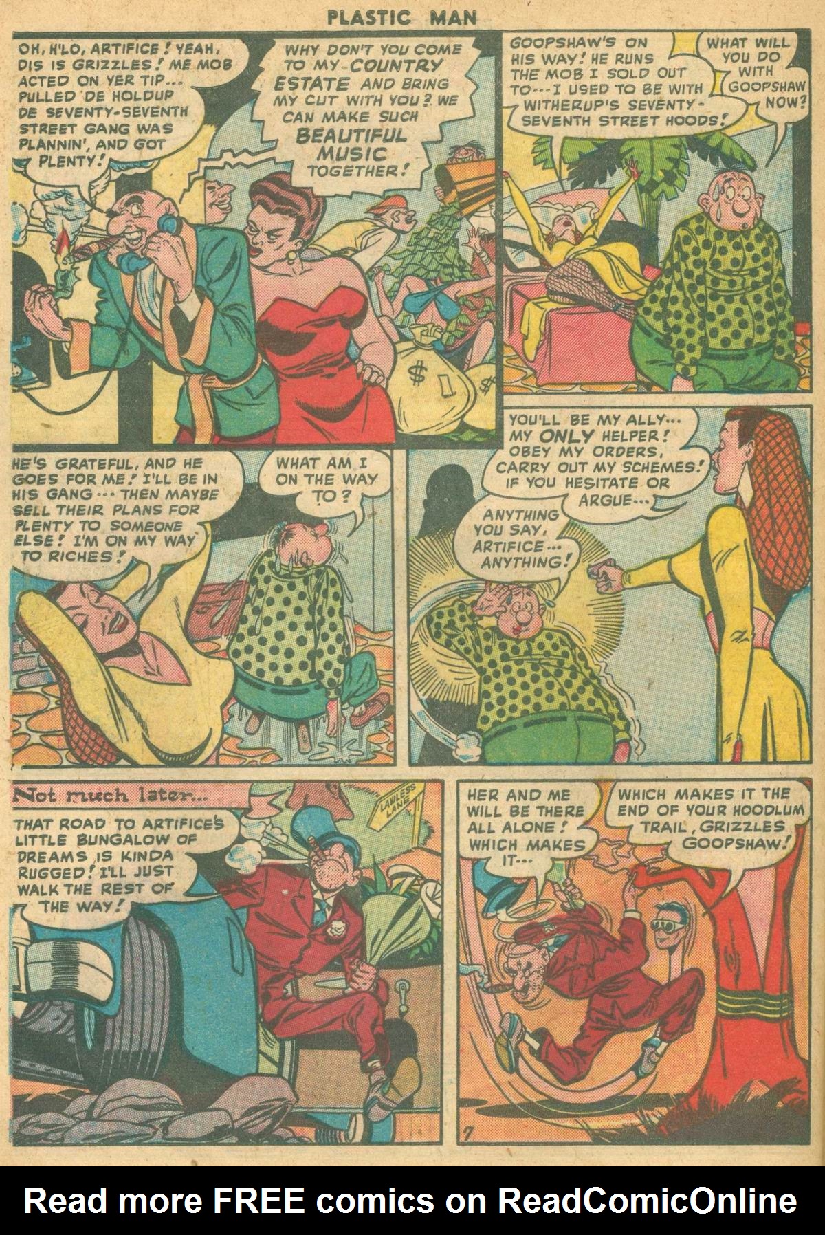 Read online Plastic Man (1943) comic -  Issue #13 - 42