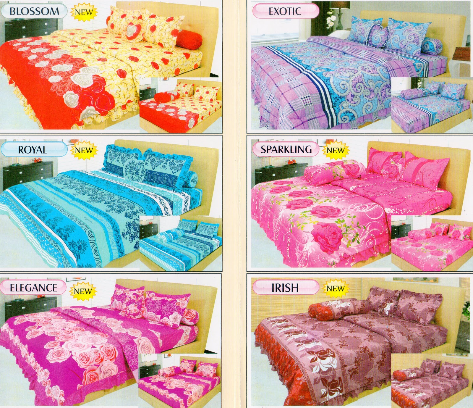 Digital Catalog Bed Sheet &amp; Bed Cover MY LOVE Lady Rose