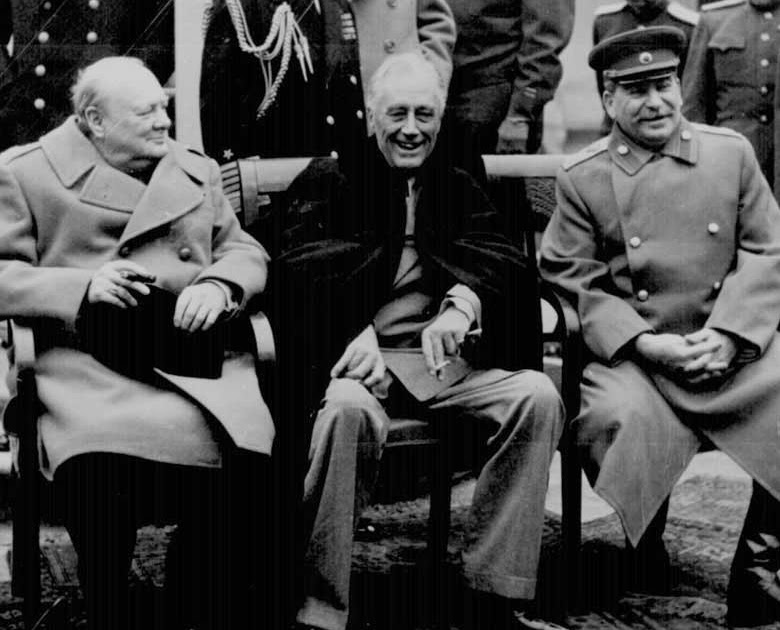 WWII Churchill Roosevelt and Stalin at the Yalta Conference/34m 