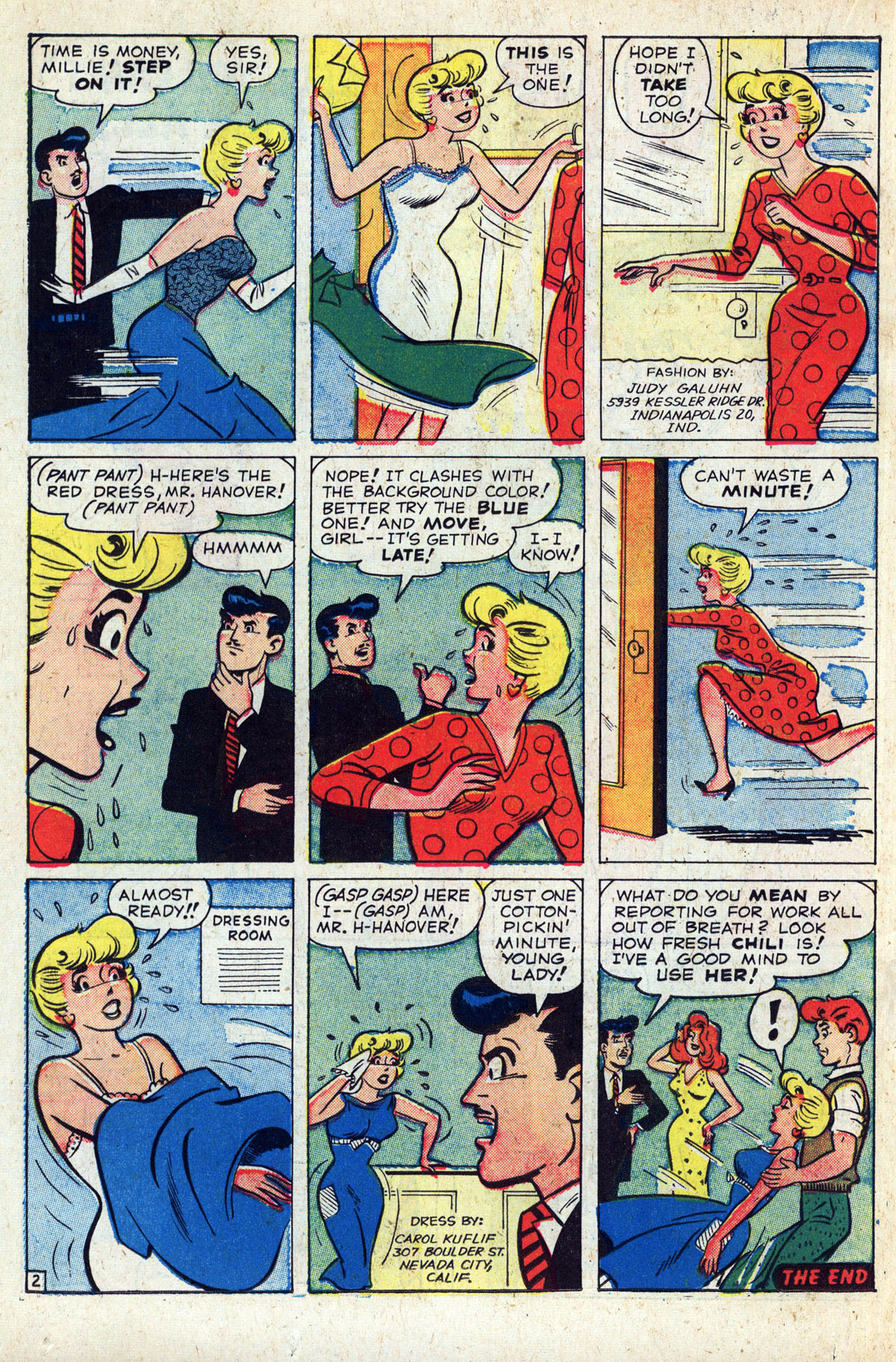Read online A Date with Millie (1959) comic -  Issue #3 - 18