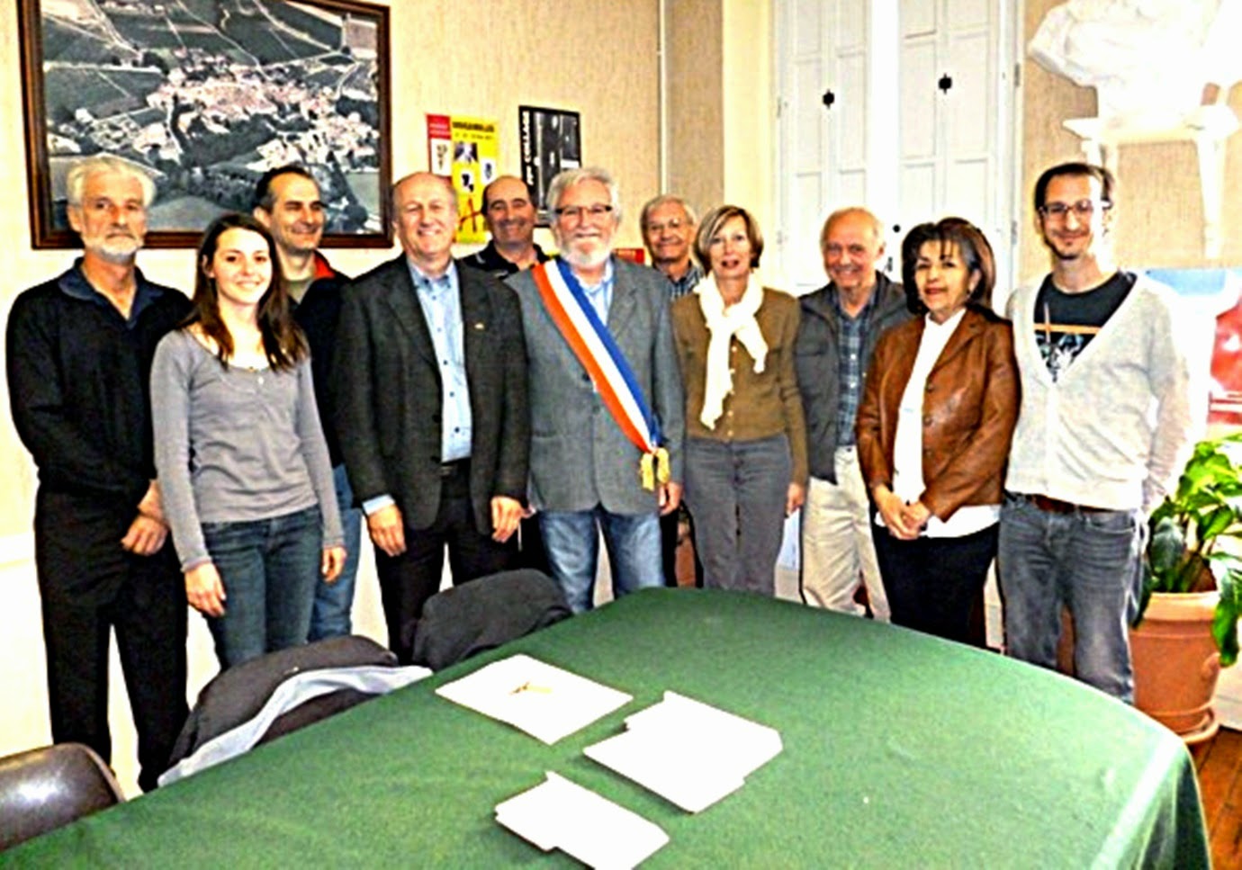 Bellegarde du Razès BRUGAIROLLES Le nouveau maire, Alain Labatrut