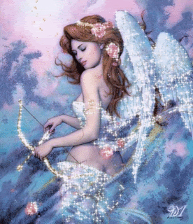 Ảnh động thiên thần tình yêu bóng tối đẹp đầy huyền bí