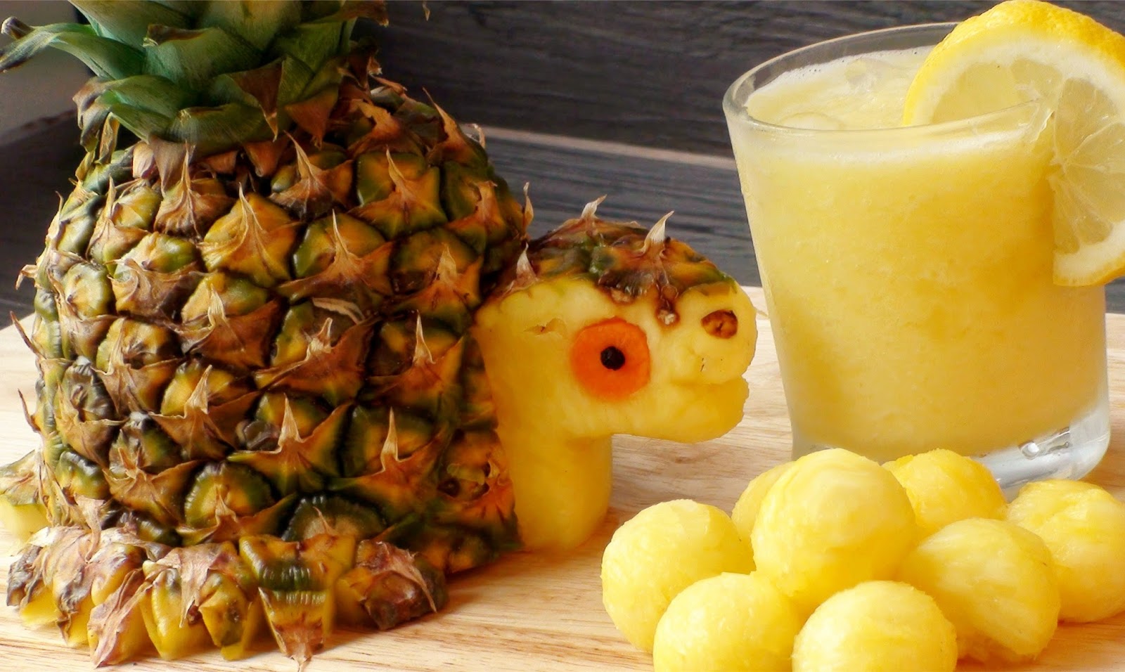 Josephine's Recipes How To Make Pineapple Turtles Fruit Carving
