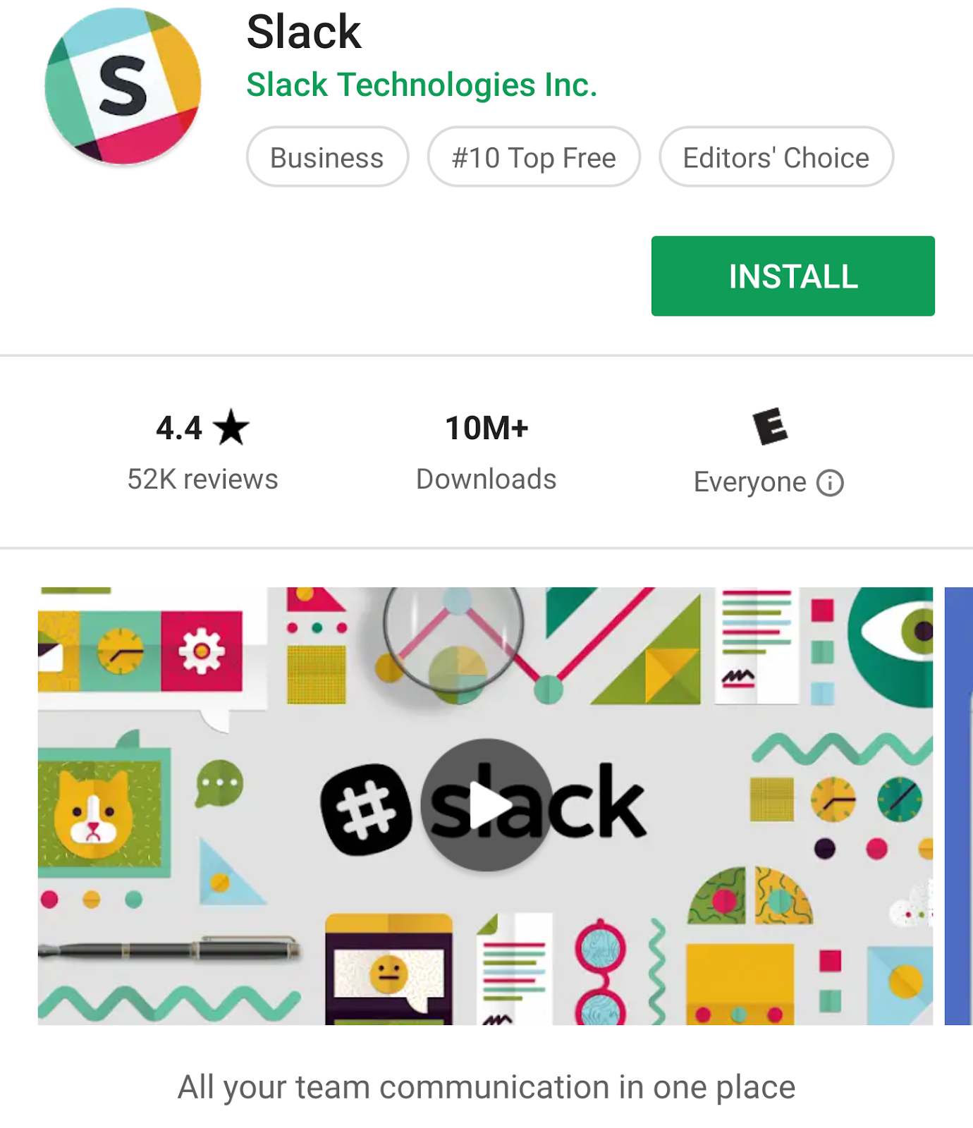 where does slack download files android