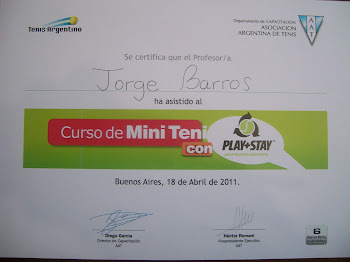 Diploma AAT Curso MiniTenis