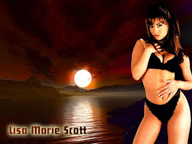 Lisa Marie Scott Bikini Wallpaper