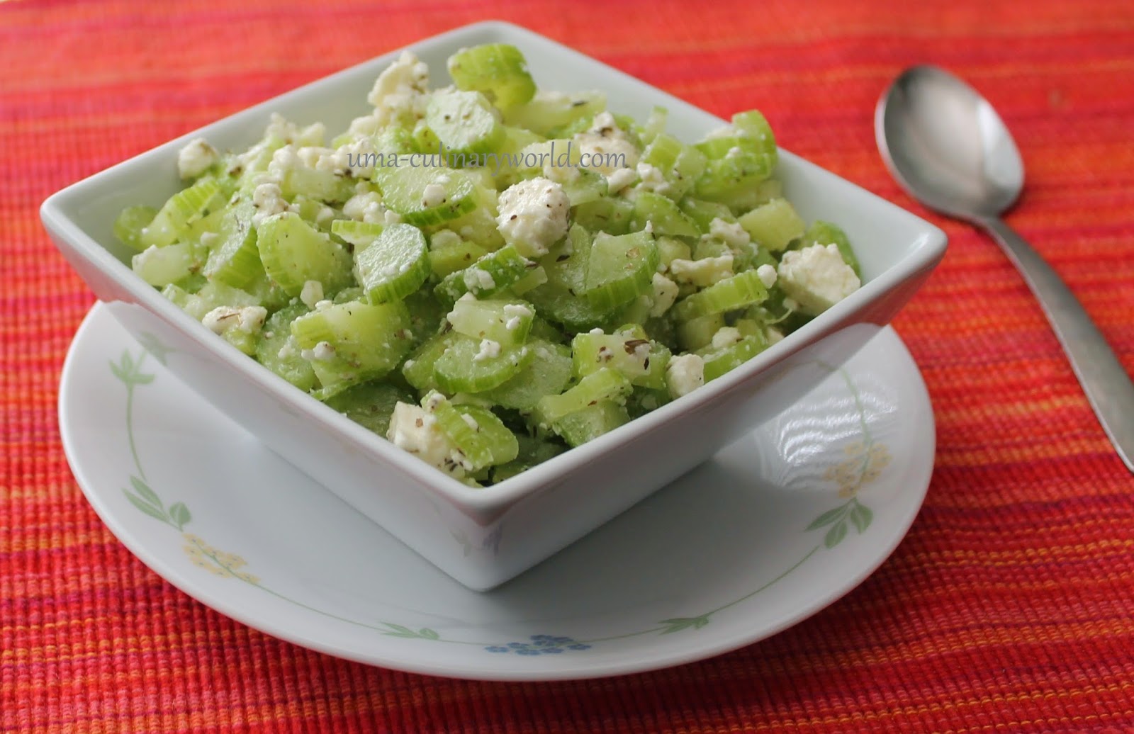 Celery Feta Cheese Salad