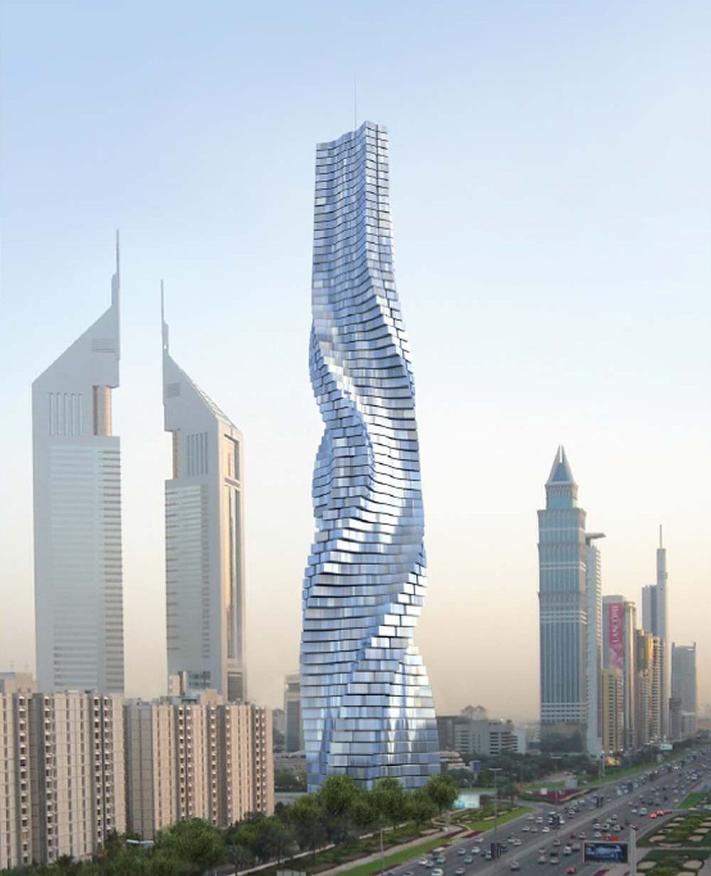 Dynamic Tower, Dubai, UAE - Facts Pod