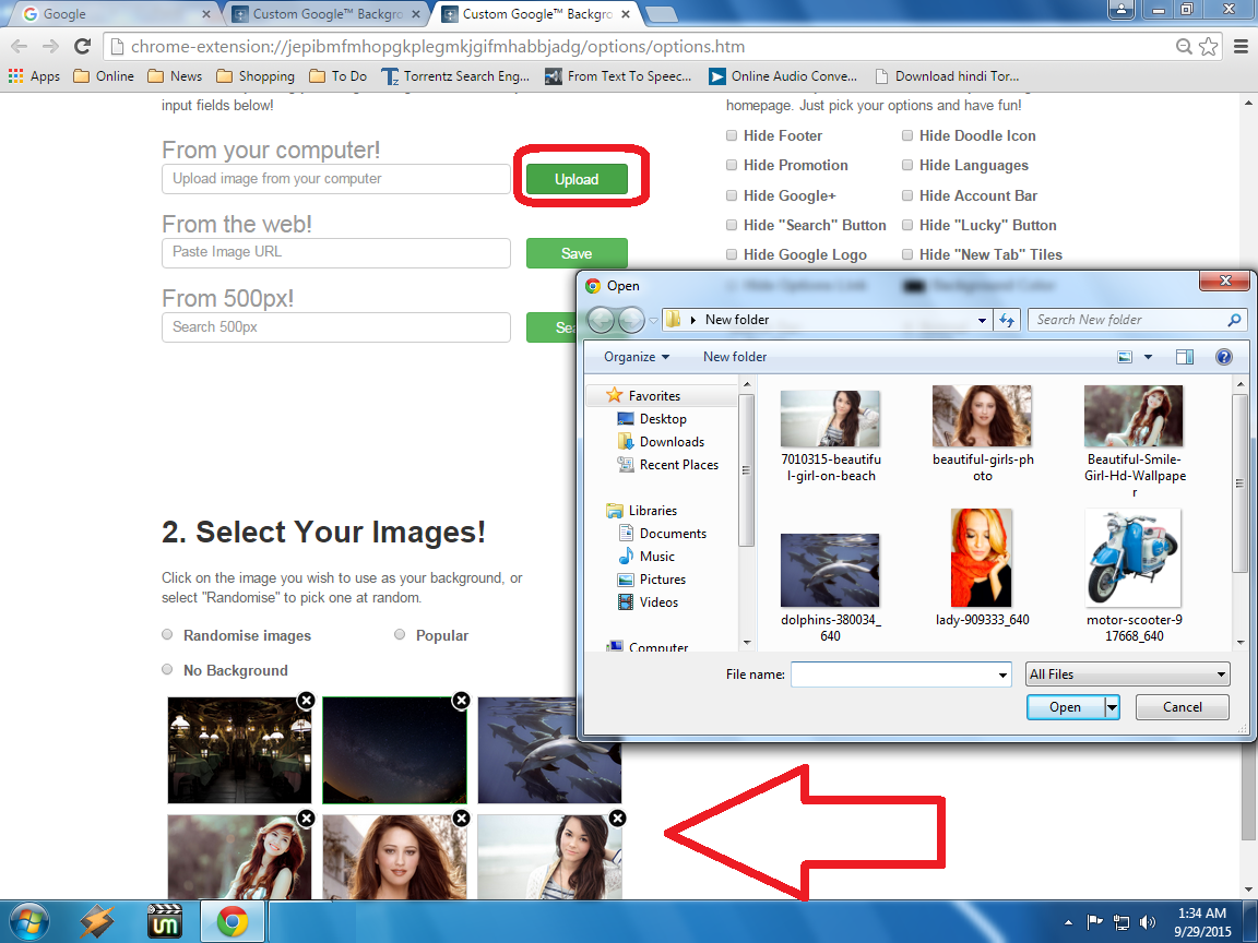 Learn New Things How to Put Your Image on Google Home Page