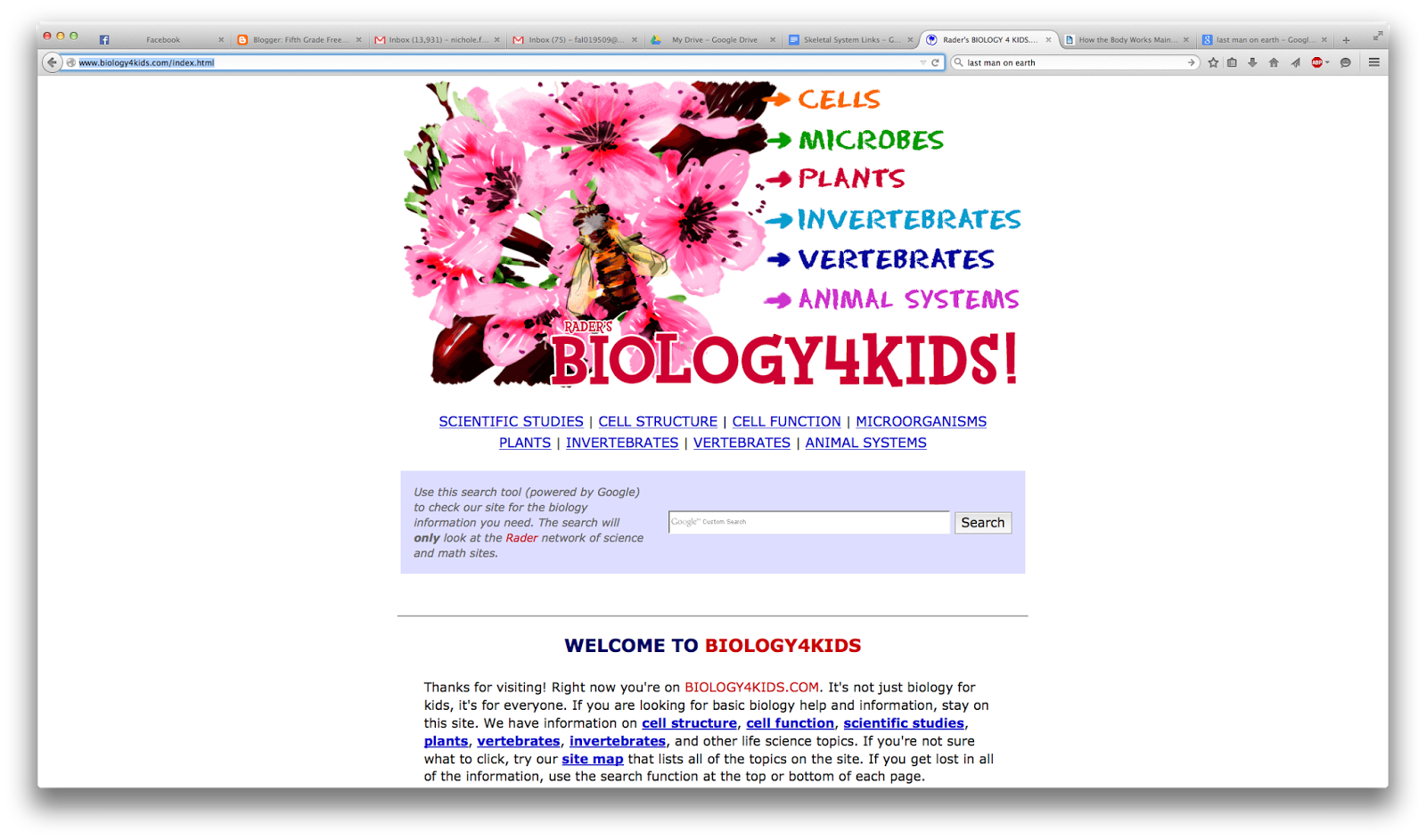 http://www.biology4kids.com/index.html