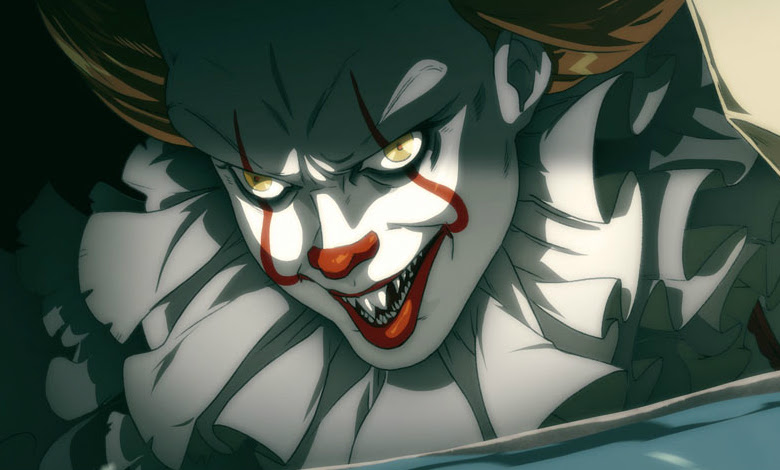 Pennywise In Anime Style 歴史的大ヒットのホラー映画 It イット が もしも アニメ化されたなら B Side Of Cia