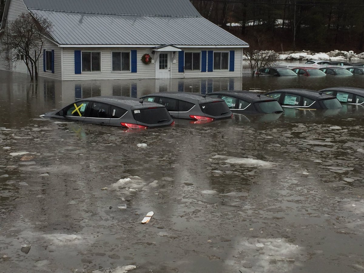 Matt's Weather Rapport Vermont Flooding Subsiding, Winter Is Back, Too!