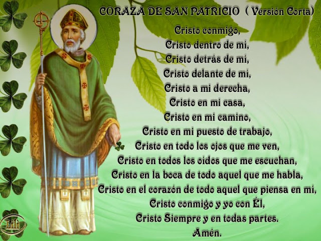 Rincón de la Oración: Estampas Oraciones de San Patricio