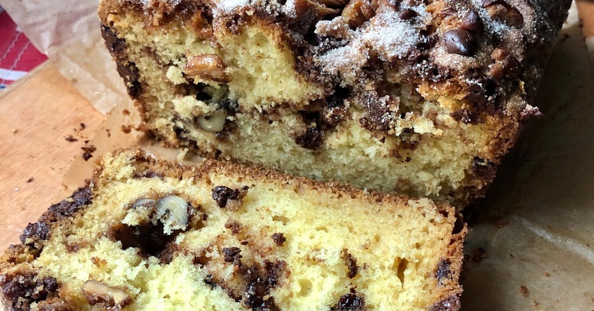 Not Entenmann's Sour Cream Chip & Nut Loaf (but close)