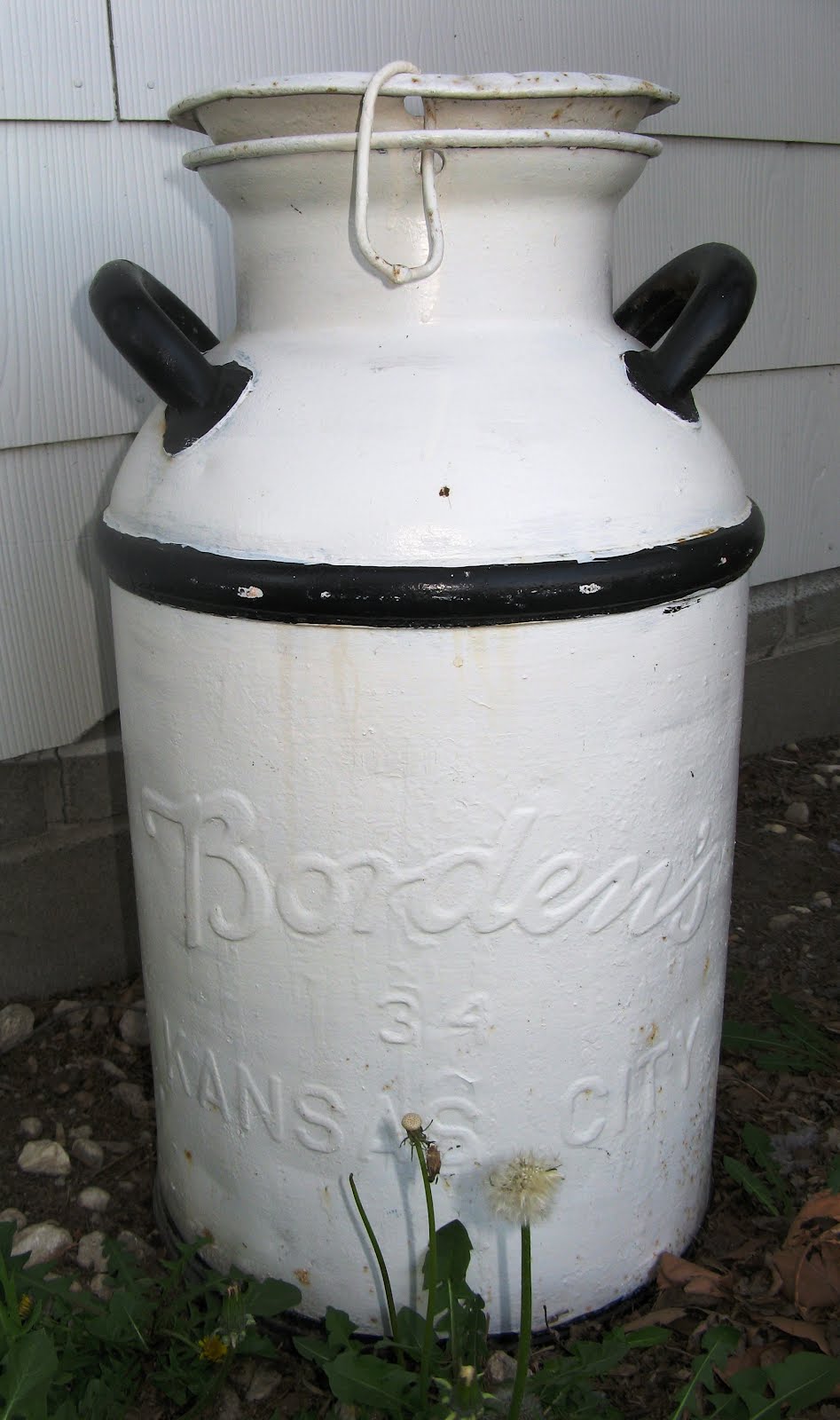 The Napping Quilter Antique Milk Cans