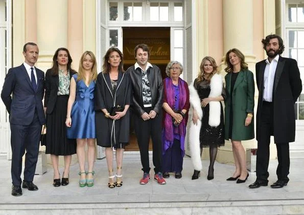 Princess Caroline, Charlotte Casiraghi and Princess Alexandra attended the event that Prada organized at Francesco Vezzoli