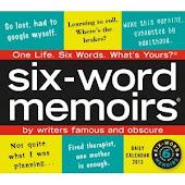 2013 Six-Word Memoir Calendar