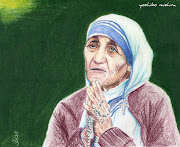 MOTHER TERESA colored pencil